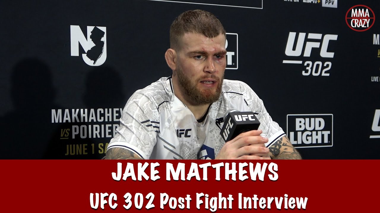 Jake Matthews ‘Winning by points means nothing to me” possibly Neil Magny next, at UFC 302 background