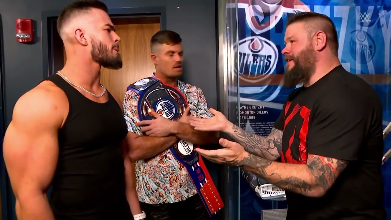 Kevin Owens proposes facing both Grayson Waller and Austin Theory: SmackDown, Sep. 6, 2024 background