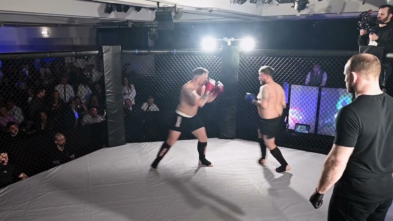 ULTRA MMA GLASGOW 240323 FIGHT 16 JAMIE FITZSIMMONS VS RITCHIE POOLE background