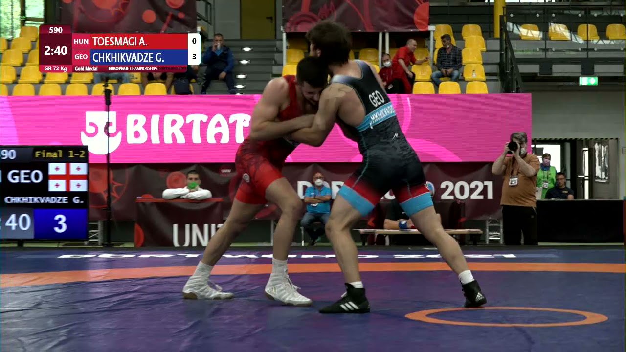 GOLD GR - 72 kg: A. TOESMAGI (HUN) v. G. CHKHIKVADZE (GEO)