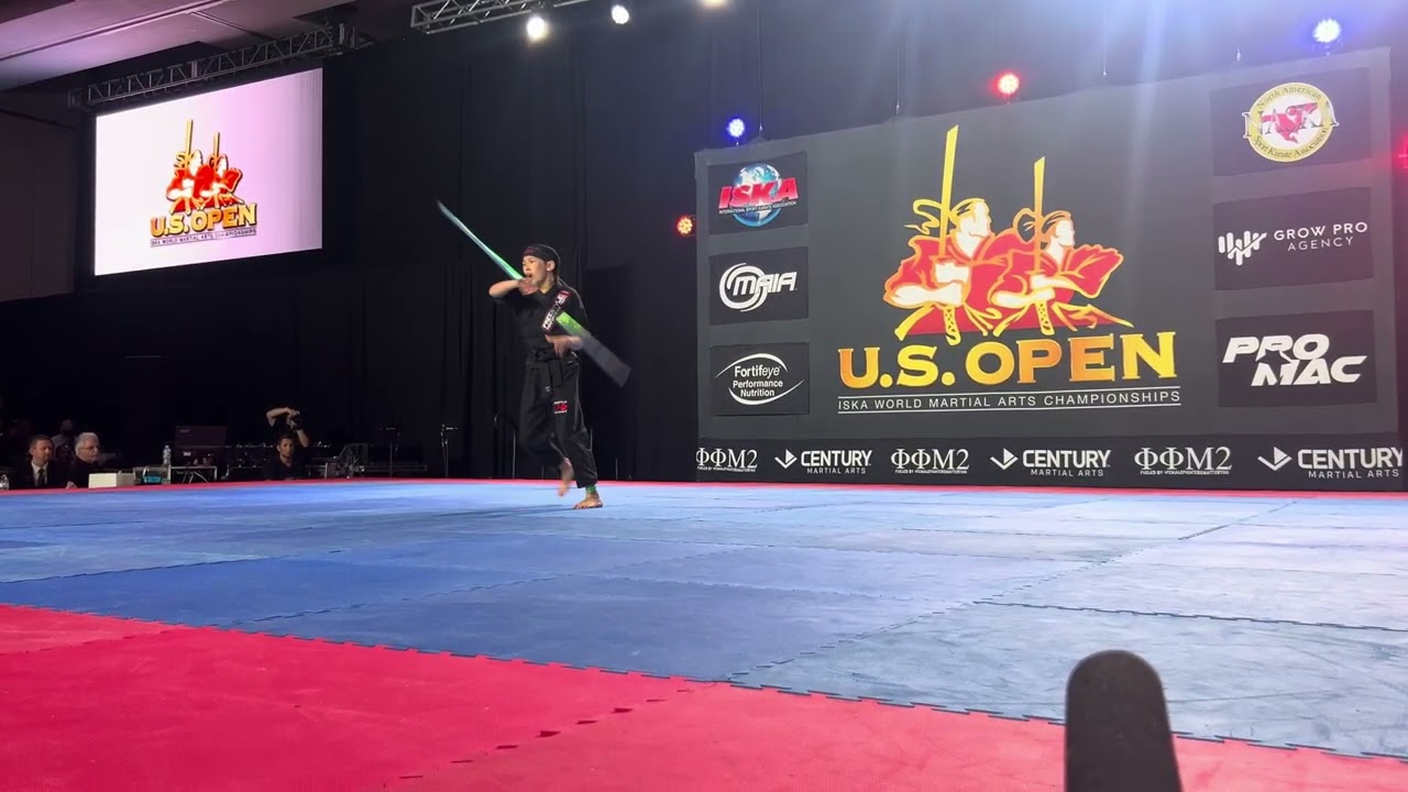 Abigail Hunck 13 & Under Girls ISKA Weapons Overall - U.S. Open 2024 background