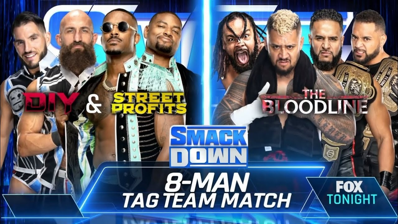 The Bloodline vs Street Profits, Tommaso Ciampa & Johnny Gargano (2/2): SmackDown, Sep. 6, 2024 background
