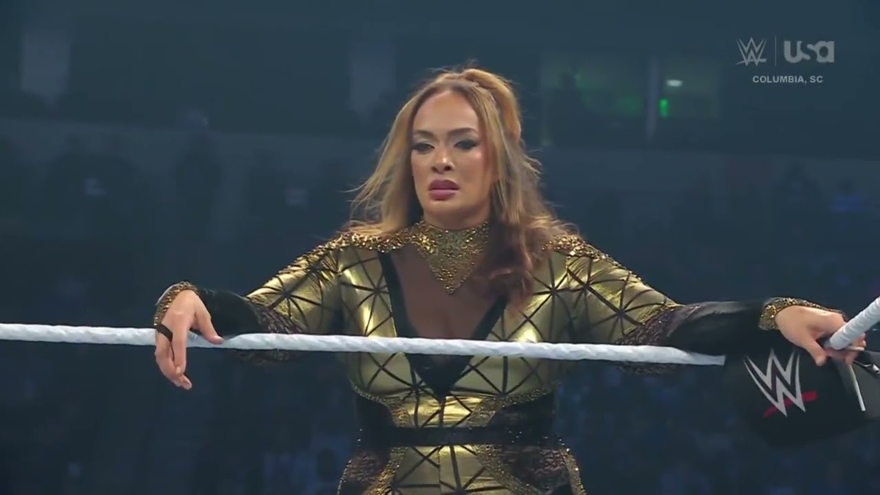 Nia Jax & Candice LeRae vs Bayley & Naomi: SmackDown, Oct. 18, 2024 background
