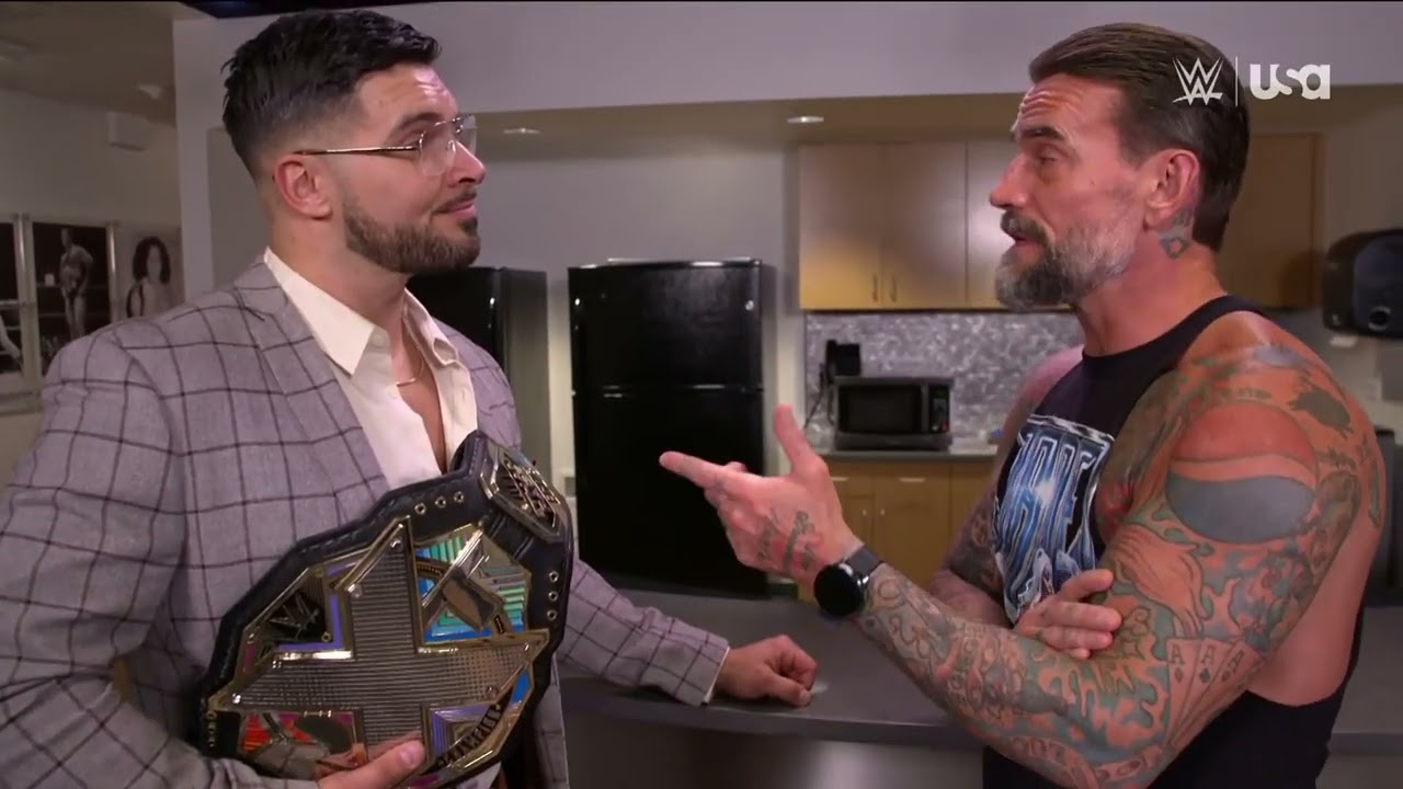 Ethan Page does not agree that CM Punk is the special referee for his fight: NXT, Sep. 24, 2024 background