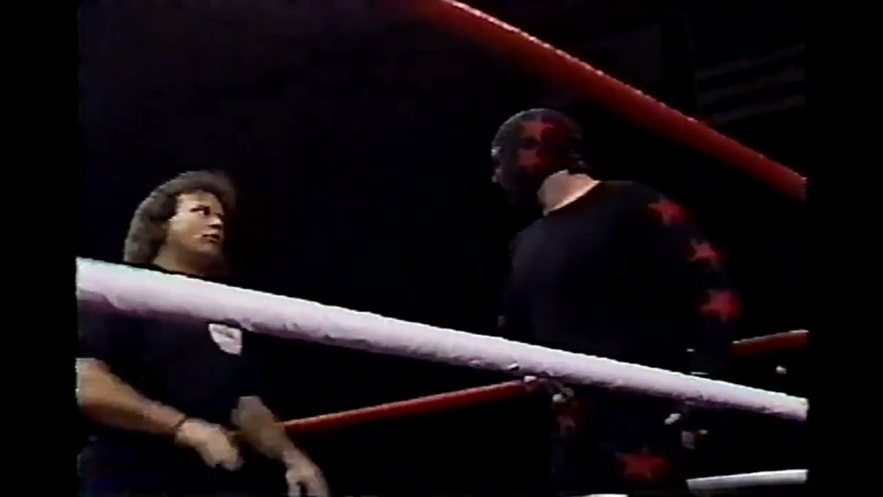 The Dark Patriot w/Bruce Prichard vs. Chaz Taylor GWF 1992