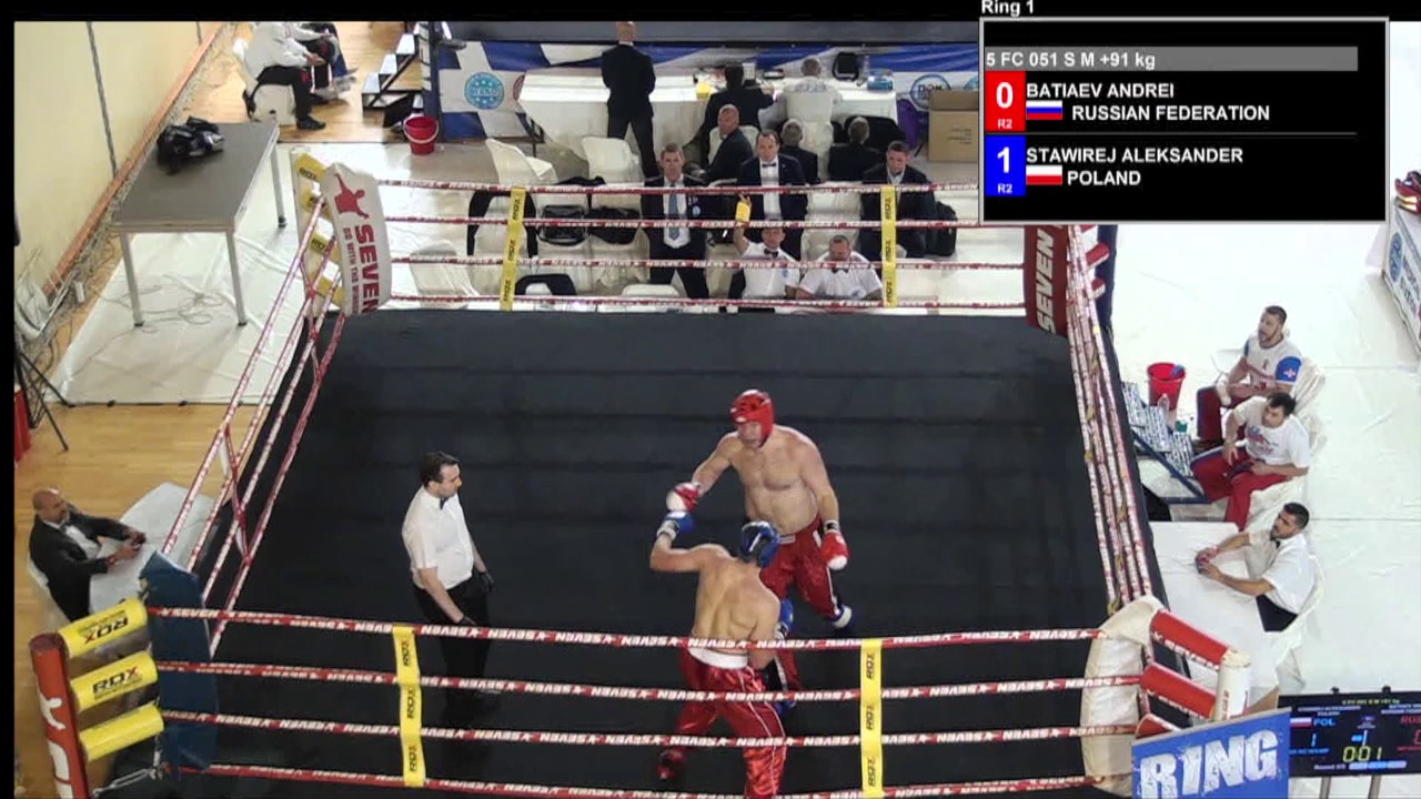 Andrei Batiev v Alekxander Stawirej WAKO European Championships 2016