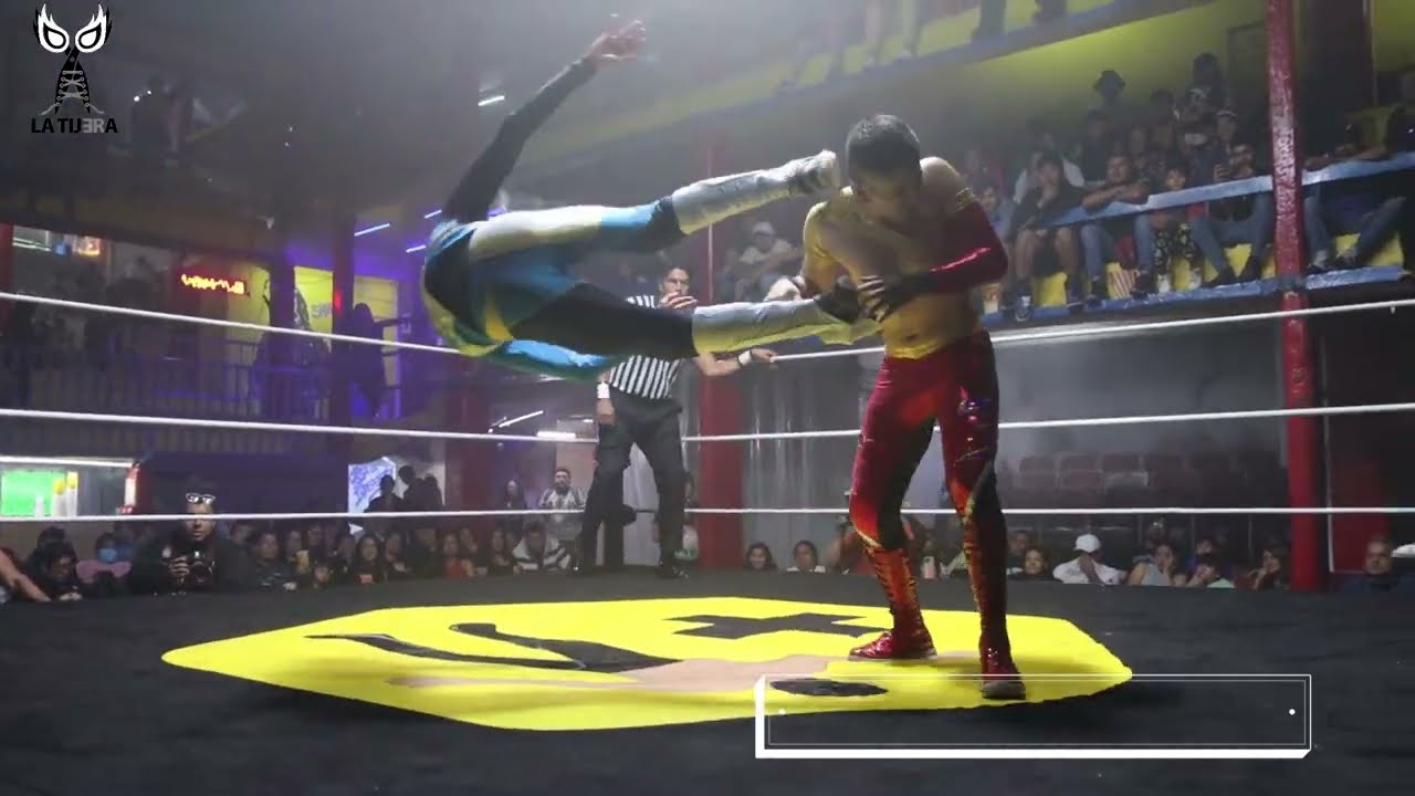 Águila Roja, Sol y Shere Khan Vs Éxtasis, Morfosis y Alpha Jr en Arewa Producciones background