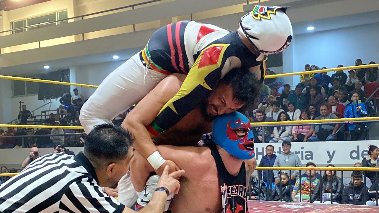 Hijo de Pirata Morgan, Herodes Jr y Leviatham Vs Máscara Sagrada, Hijo de Dos Caras y Dr. Karonte Jr background