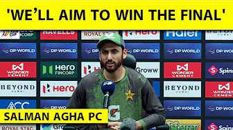 SALMAN AGHA PRESS CONFERENCE: NO HANDSHAKE CONTROVERSY AHEAD OF IND VS PAK ASIA CUP FINAL backdrop