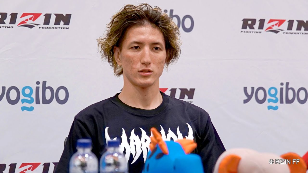 井上直樹 試合前インタビュー Yogibo presents RIZIN.30 background