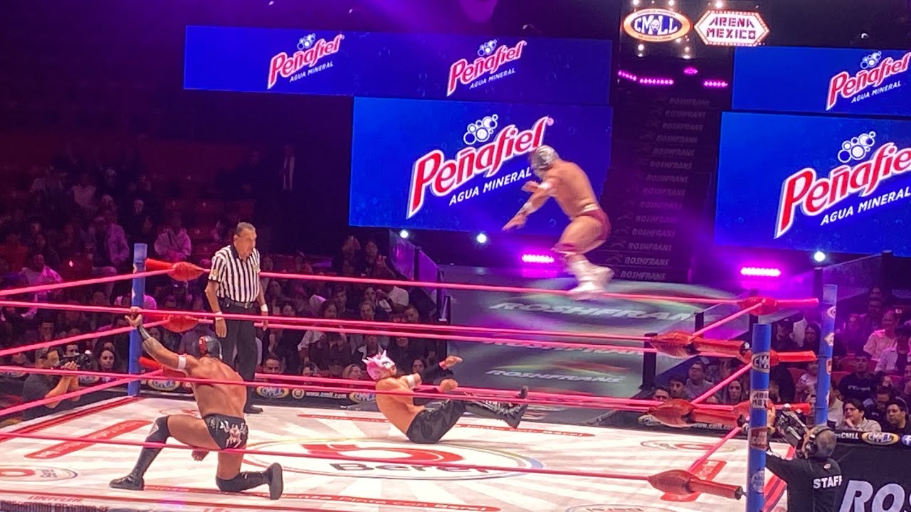 Reporte CMLL: Eléctrico y Diamond 🆚 Inquisidor y Grako background