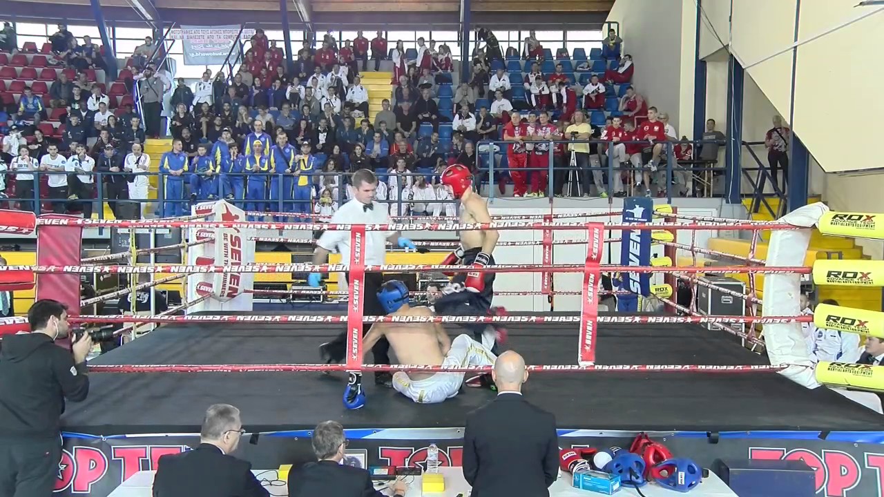 Robert Yovnysh v Damiano Salvatore Tramontana WAKO European Championships 2016 background