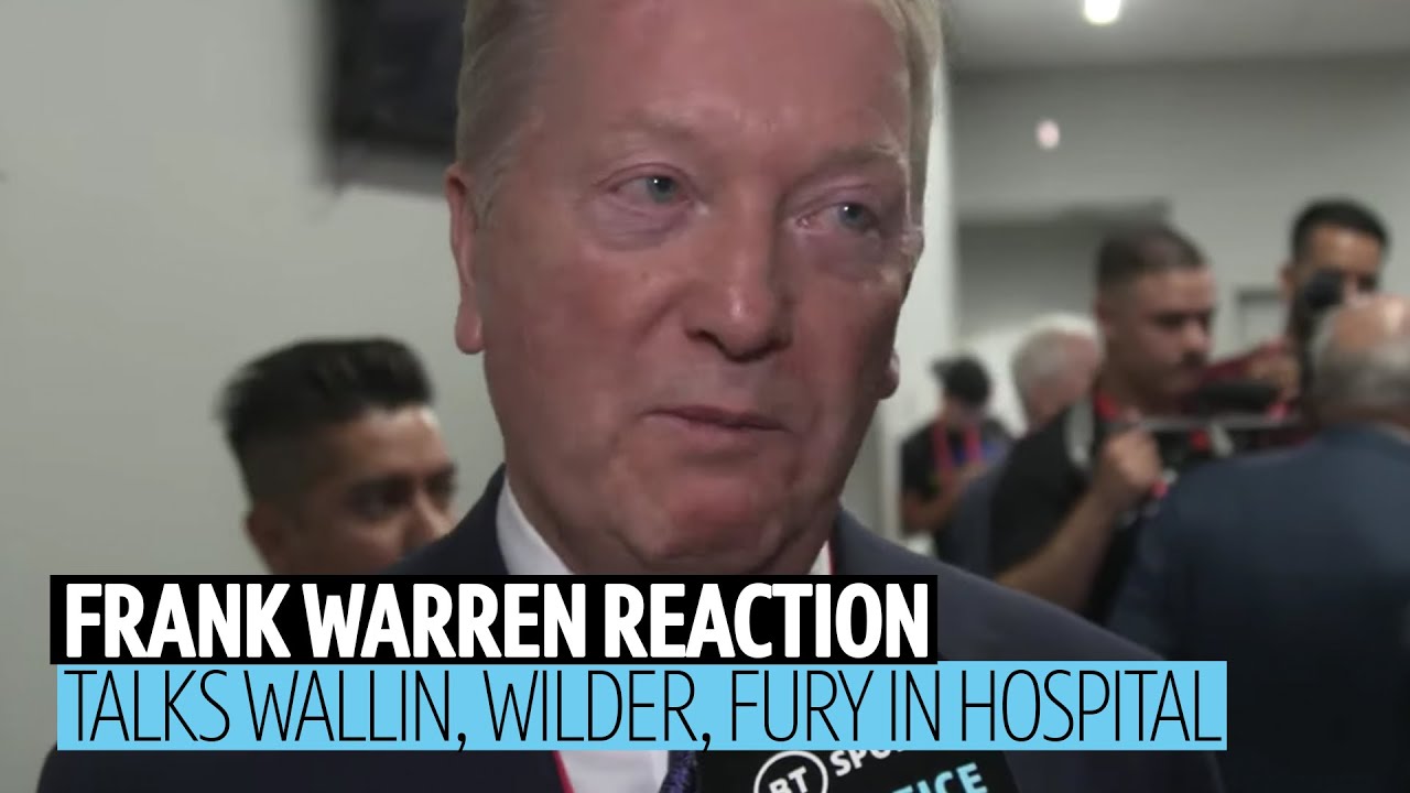 Frank Warren gives an update on Tyson Fury's trip to hospital and cuts