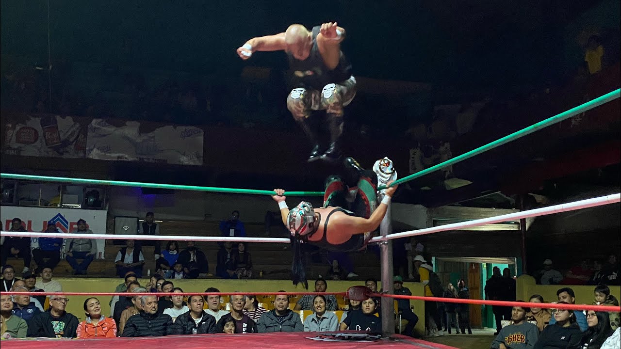 Carta Brava Jr, Mocho Cota Jr y Tito Santana 🆚 Olmeca, Tadashi y Mágico en la Arena Afición