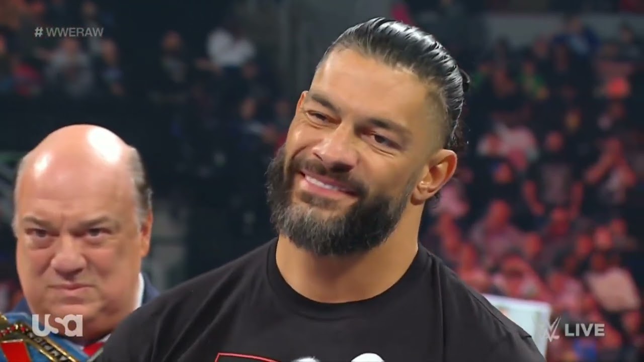 WWE RAW ROMAN REIGNS ENTRANCE 03/20/23 background