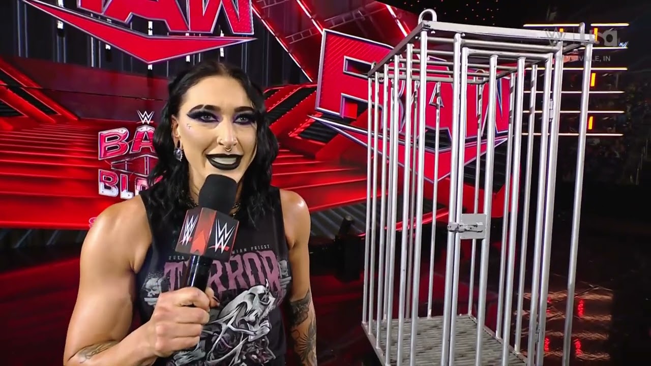 The Judgment Day attacks Rhea Ripley and Damian Priest: Raw, Sep. 30, 2024 background
