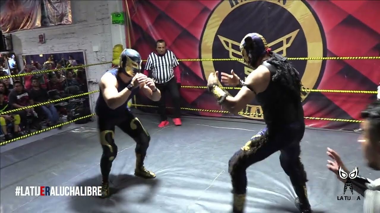 Ninja Kid, Sexy Boy y Tigrillo Vs Farsante Jr, Rayo Misterioso y La Fe en la Escuela Halcón Lucha background
