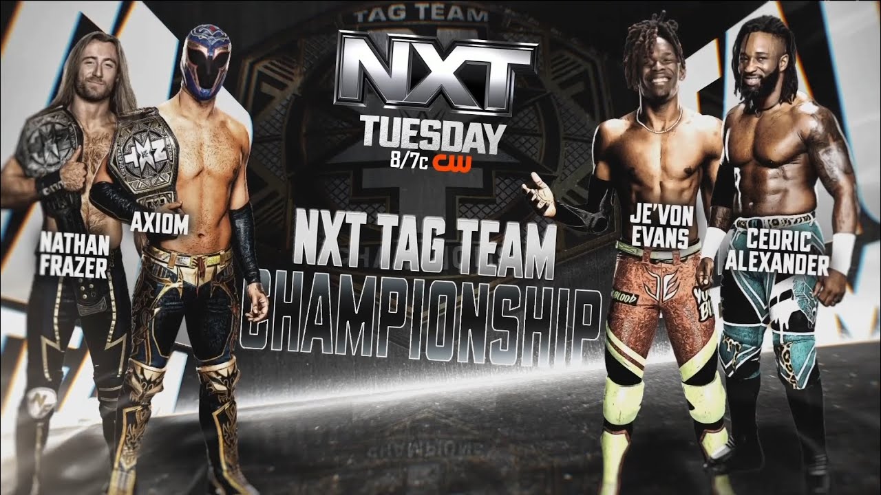 Nathan Frazer & Axiom vs Je'Von Evans & Cedric Alexander (2/2): NXT, Oct. 29, 2024 background