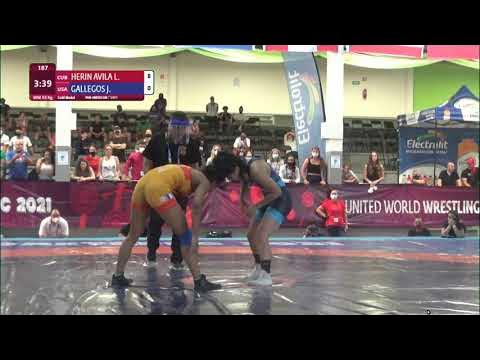 GOLD WW - 53 kg: L. HERIN AVILA (CUB) v. J. GALLEGOS (USA)