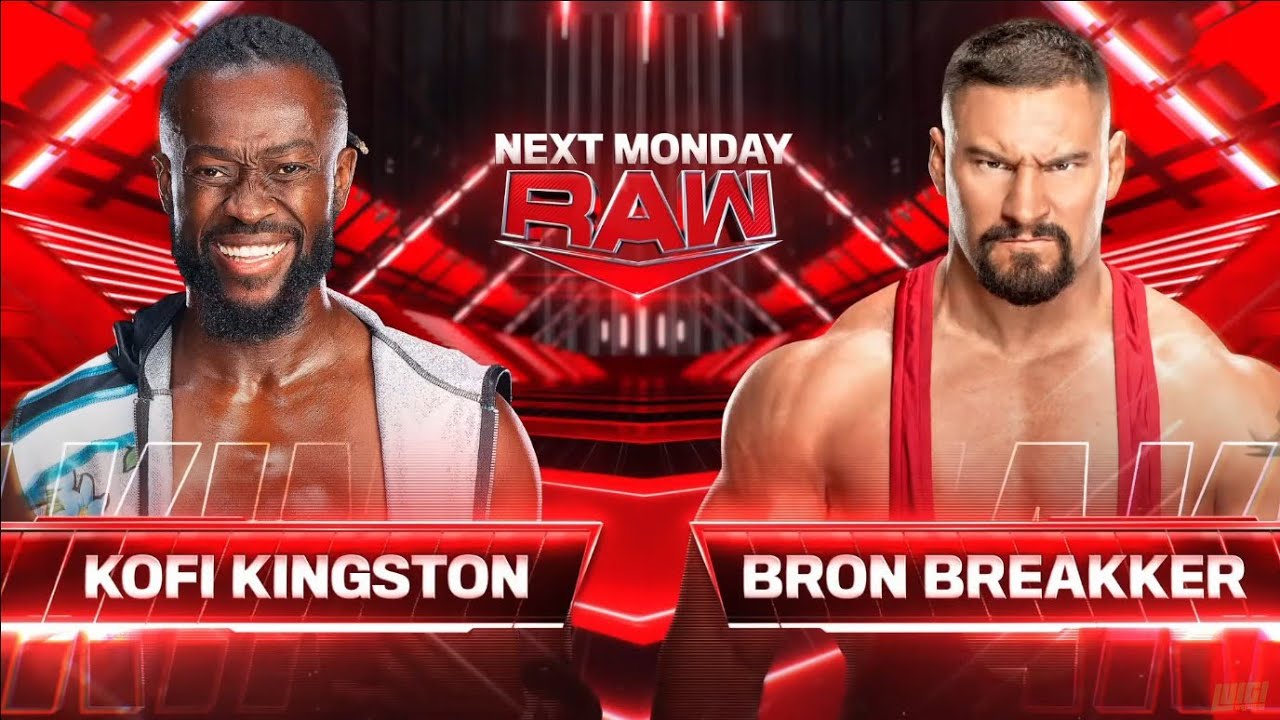 Bron Breakker vs Kofi Kingston: Raw, Oct. 14, 2024 background