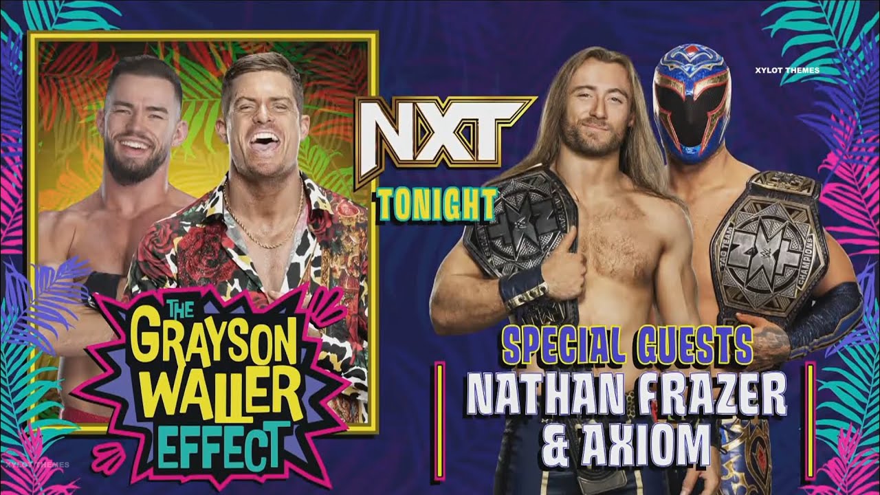 A-Town Down Under attacks Nathan Frazer & Axiom: NXT, Sep. 24, 2024 background