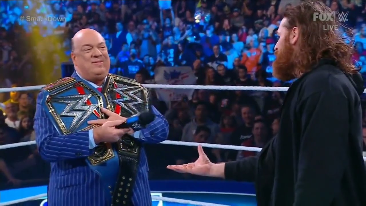 WWE SMACKDOWN SAMI ZAYN ENTRANCE 02/10/23