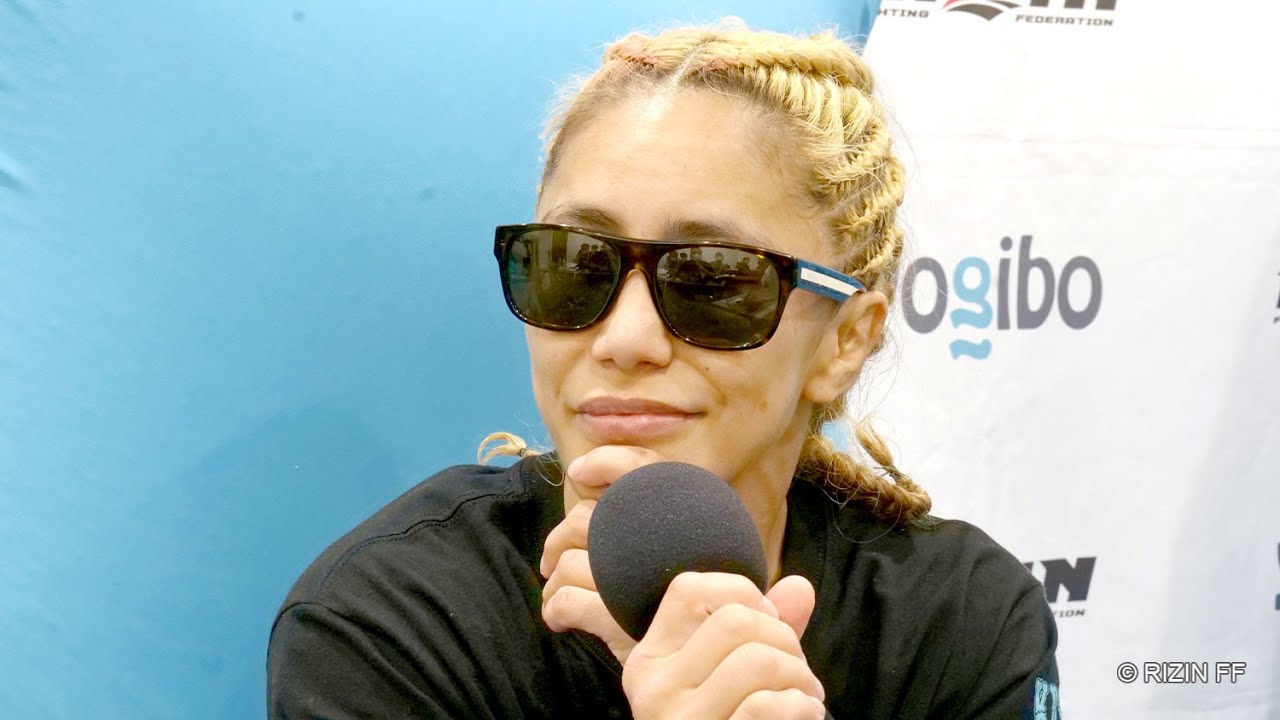 山本美憂 試合後インタビュー / Yogibo presents RIZIN.32 background