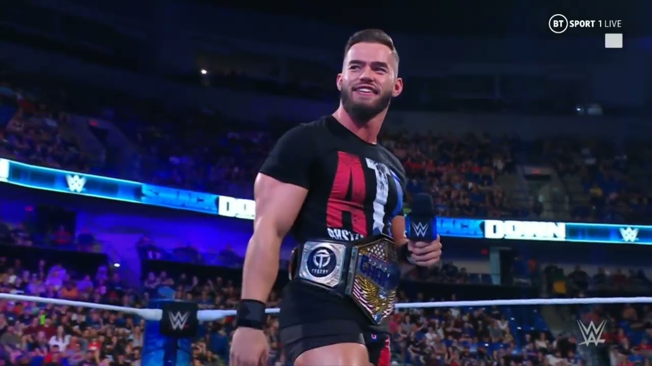WWE SMACKDOWN AUSTIN THEORY & PRETTY DEADLY VS BRAWLING BRUTES 06/02/23