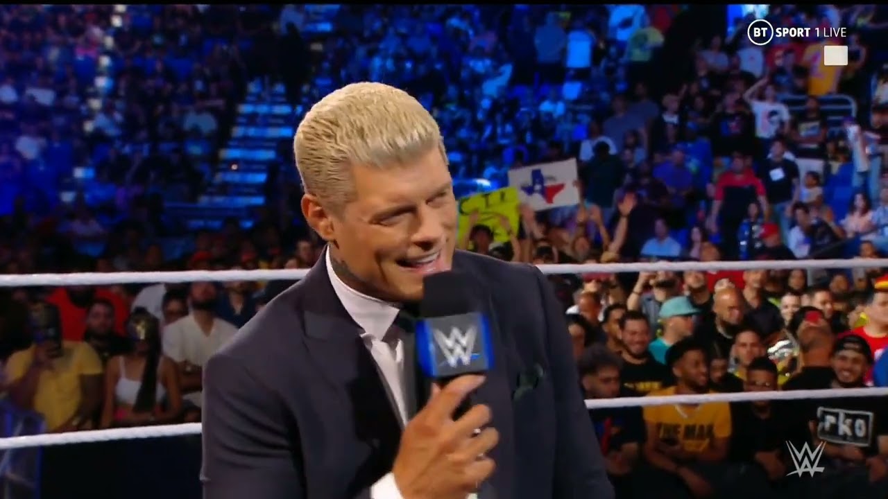 WWE SMACKDOWN CODY RHODES ENTRANCE 05/05/23 background
