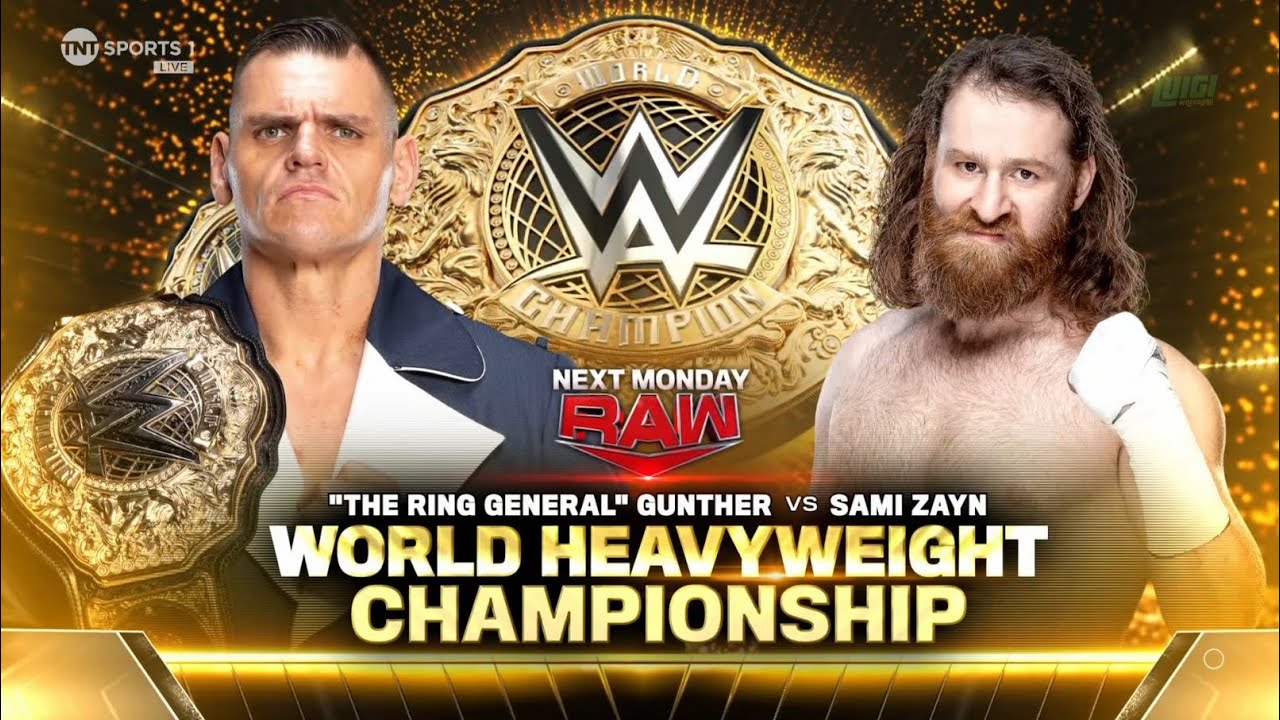 Gunther vs Sami Zayn (2/2): Raw, Oct. 7, 2024 background