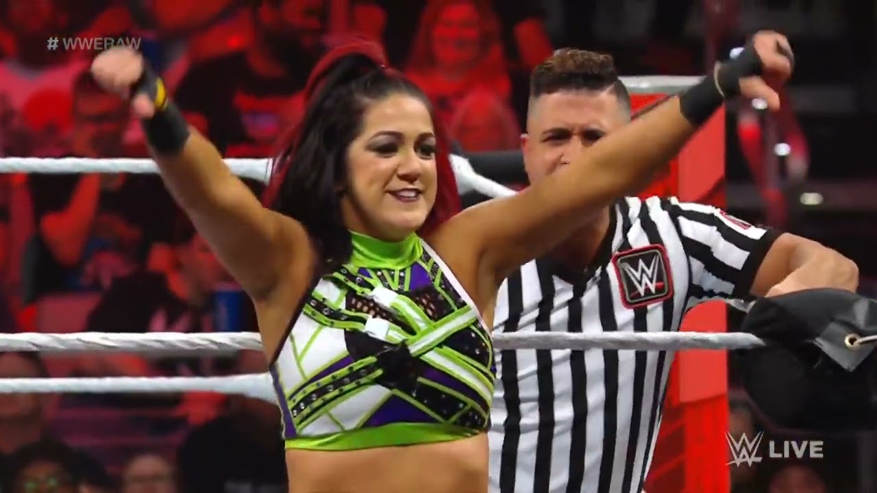 WWE RAW RAQUEL RODRIGUEZ & LIV MORGAN VS DAMAGE CTRL 05/01/23 background