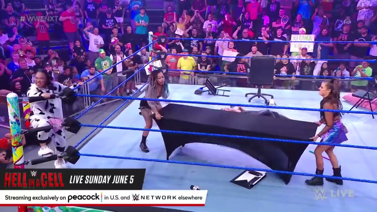 Tensions boil over at Women’s Championship Summit: WWE NXT 2.0, May 31, 2022 background