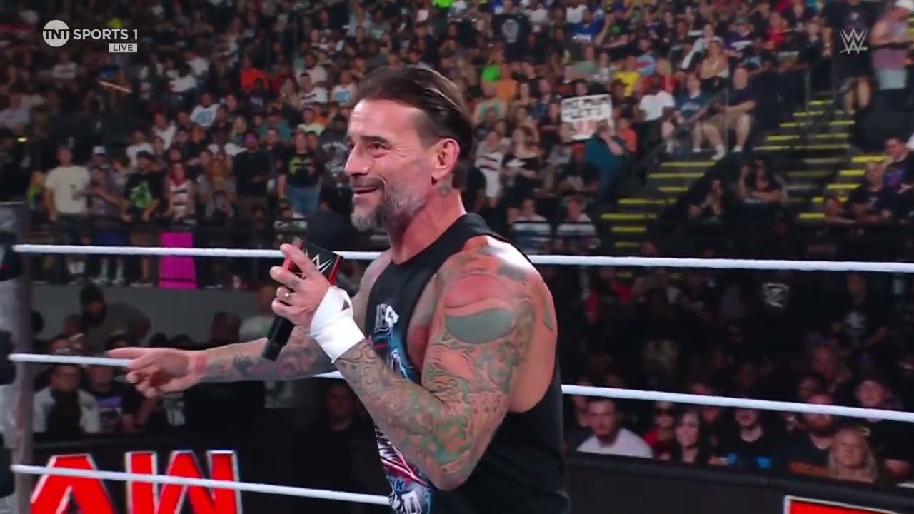 Seth "Freakin" Rollins Interrupts CM Punk (1/2): Raw, Aug. 5, 2024