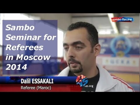Sambo Seminar for Referees in Moscow 2014 Memorial of Kharlampiev
