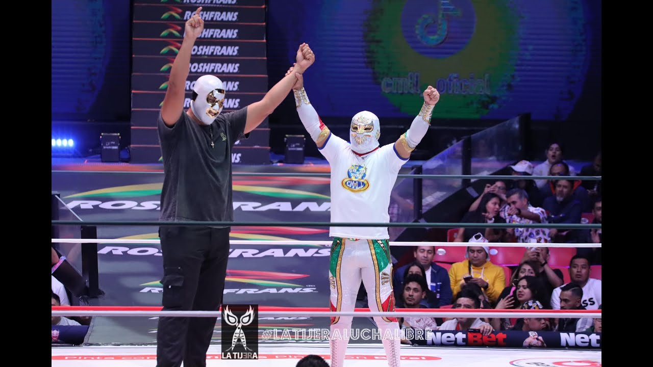 Reporte CMLL: El atleta olímpico Carlos Sansores se hizo presente en la Arena México con Místico