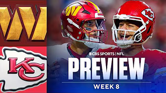 Commanders at Chiefs Monday Night Football Preview: Predictions and Best Bets | NFL Week 8 background