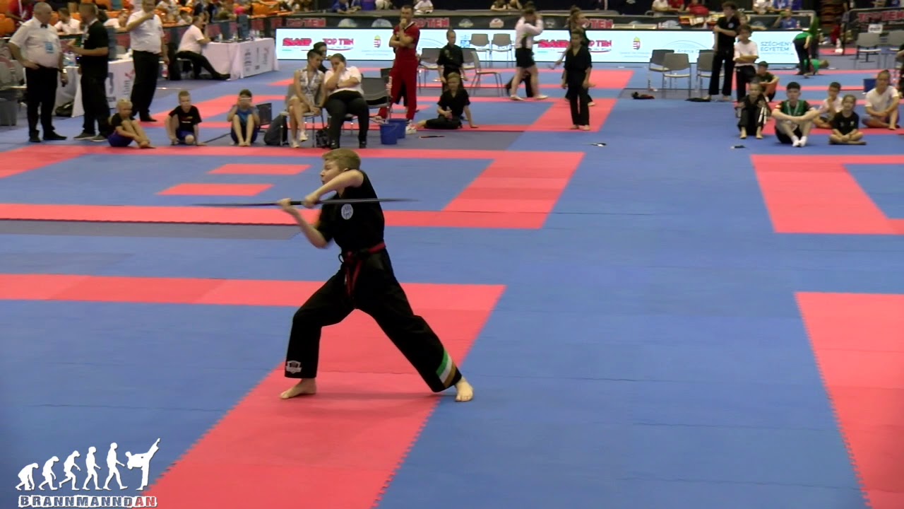 Jake Caroll Musical Forms with Weapons WAKO European Championships 2019 background