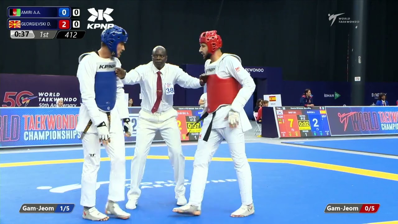 412 R32 Men +87kg AFG AMIRI A A MKD GEORGIEVSKI D