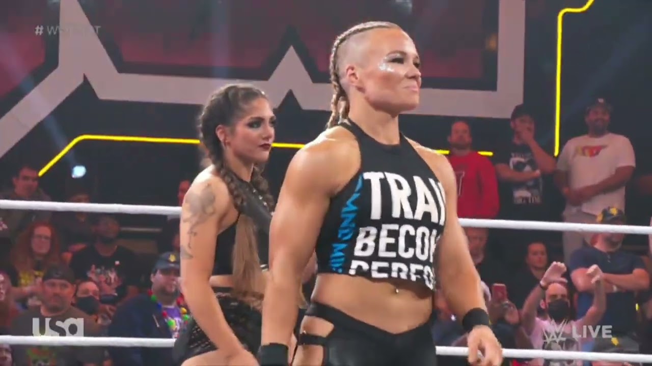 WWE NXT TOXIC ATTRACTION VS IVY NILE & TATUM PAXLEY 12/13/22