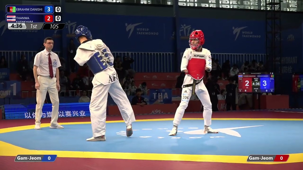 105 K44 Semi final AFG EBRAHIM DANISHI THA THANWA KAENKHAM
