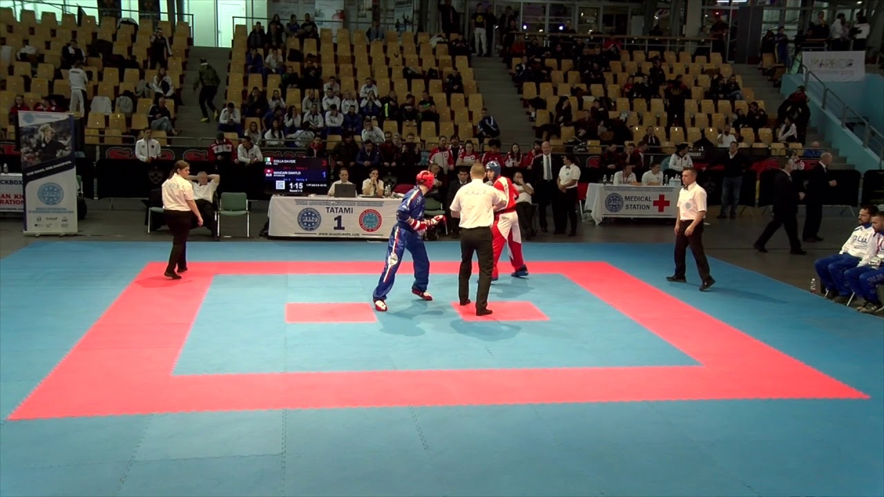 Davide Colla v Danylo Mancari WAKO European Championships 2018