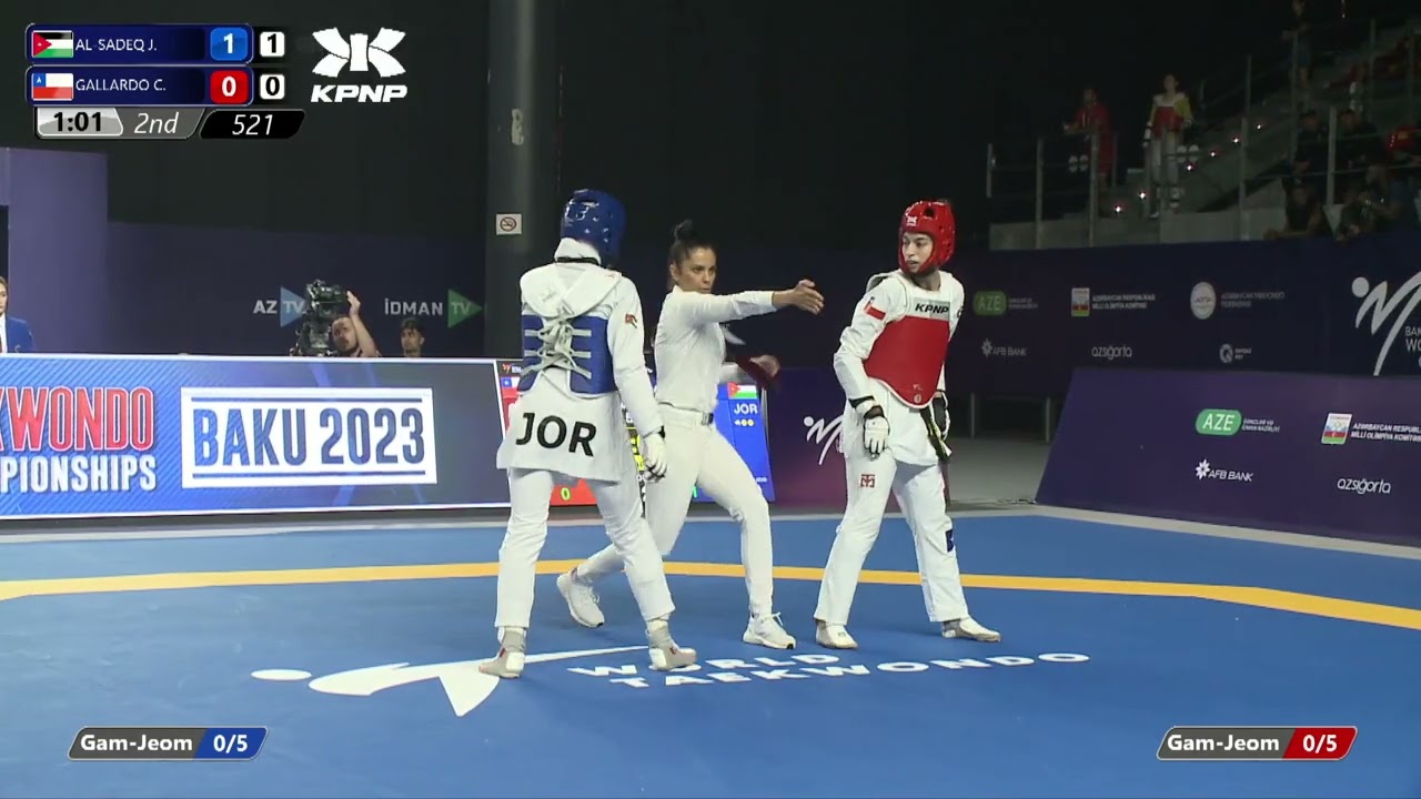 521 R16 Women 67kg JOR AL SADEQ J CHI GALLARDO C