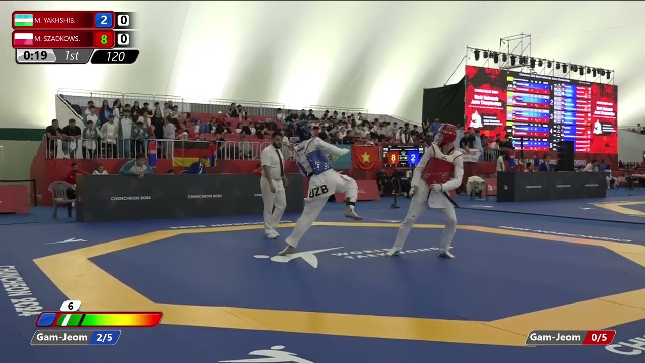 120 Round of 16 Men 78kg UZB M YAKHSHIB POL M SZADKOWS backdrop