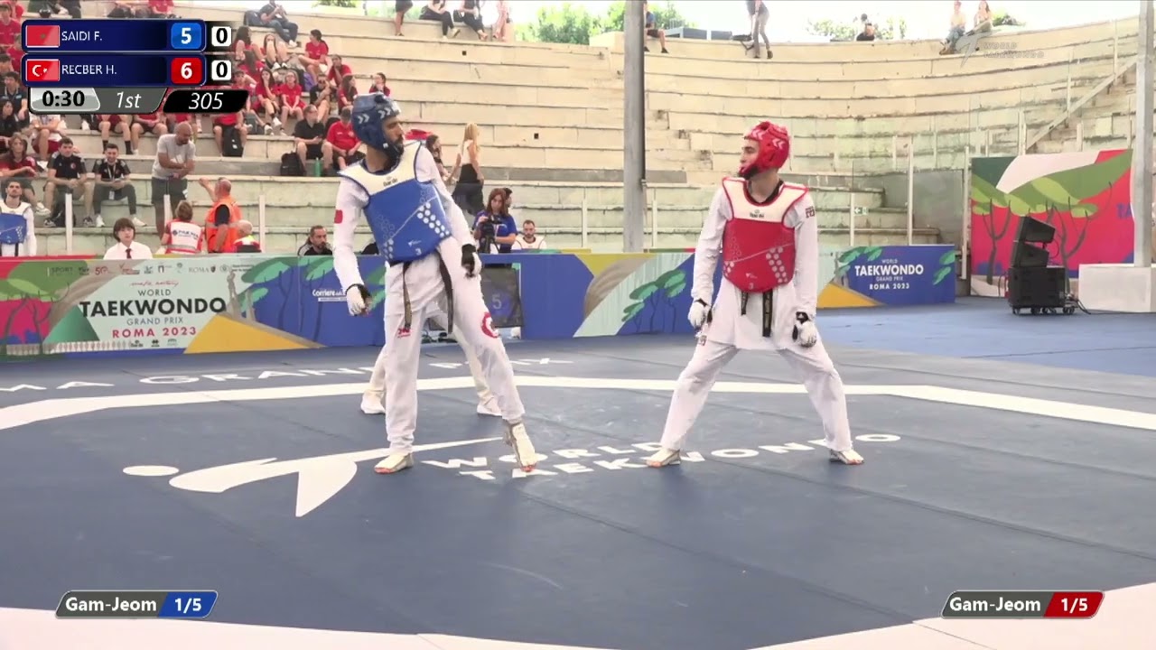 305 Round of 32 MEN M 68KG MAR SAIDI F TUR RECBER H