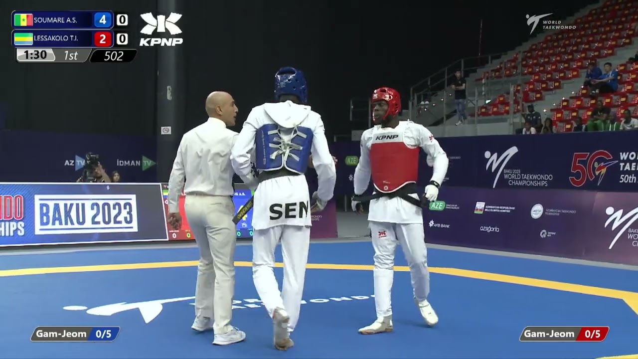502 R64 Men 80kg SEN SOUMARE A S GAB LESSAKOLO T I background