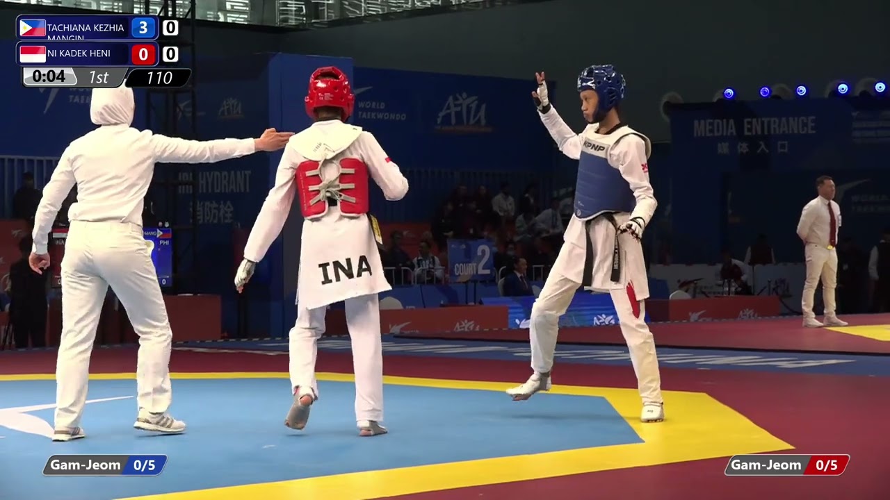 110 Quarter final W 49kg PHI TACHIANA KEZHIA MANGIN INA NI KADEK HENI