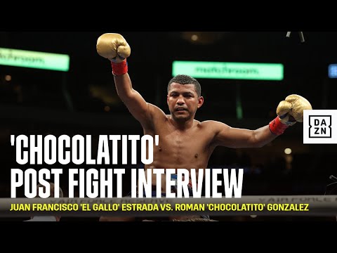 Roman 'Chocolatito' Gonzalez Post Fight Interview