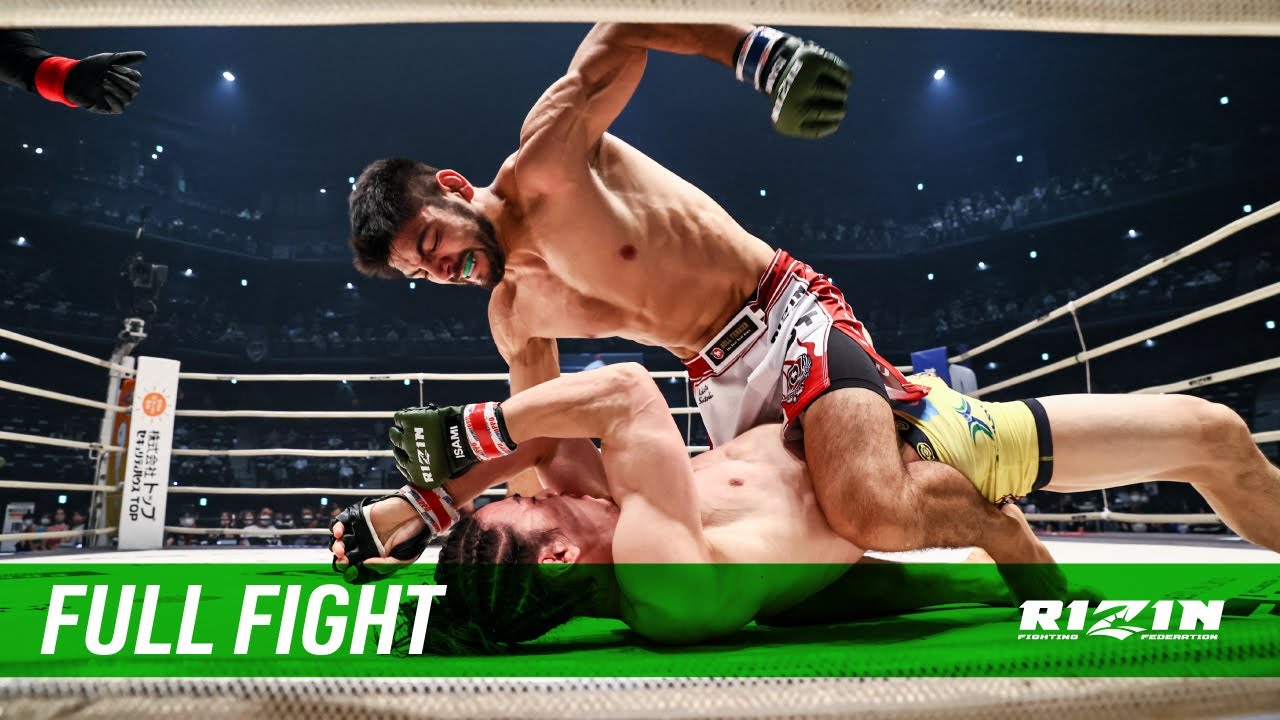 Full Fight | 矢地祐介 vs. ホベルト・サトシ・ソウザ / Yusuke Yachi vs. Roberto Satoshi Souza - RIZIN.22 backdrop