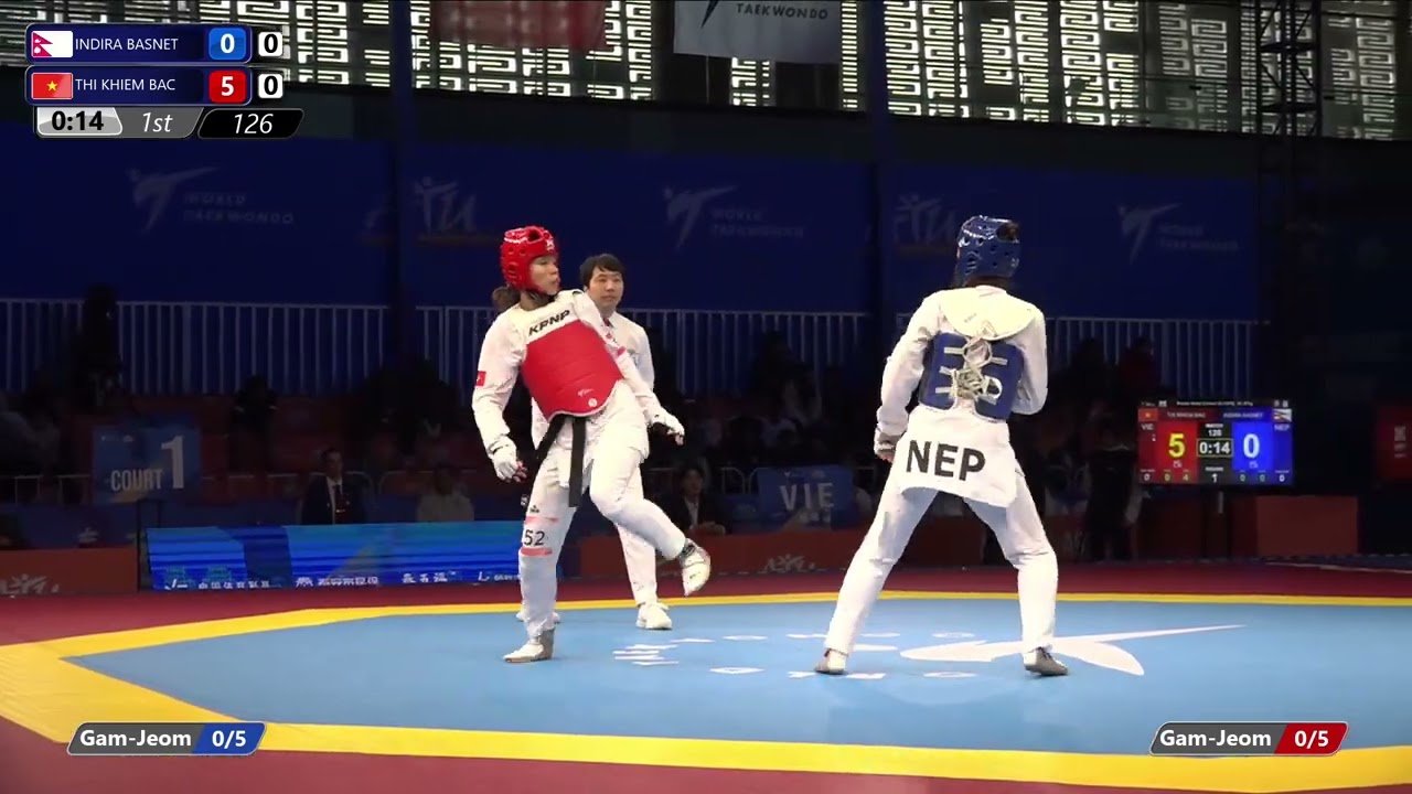 126 Bronze Medal Contest W 67kg NEP INDIRA BASNET VIE THI KHIEM BAC