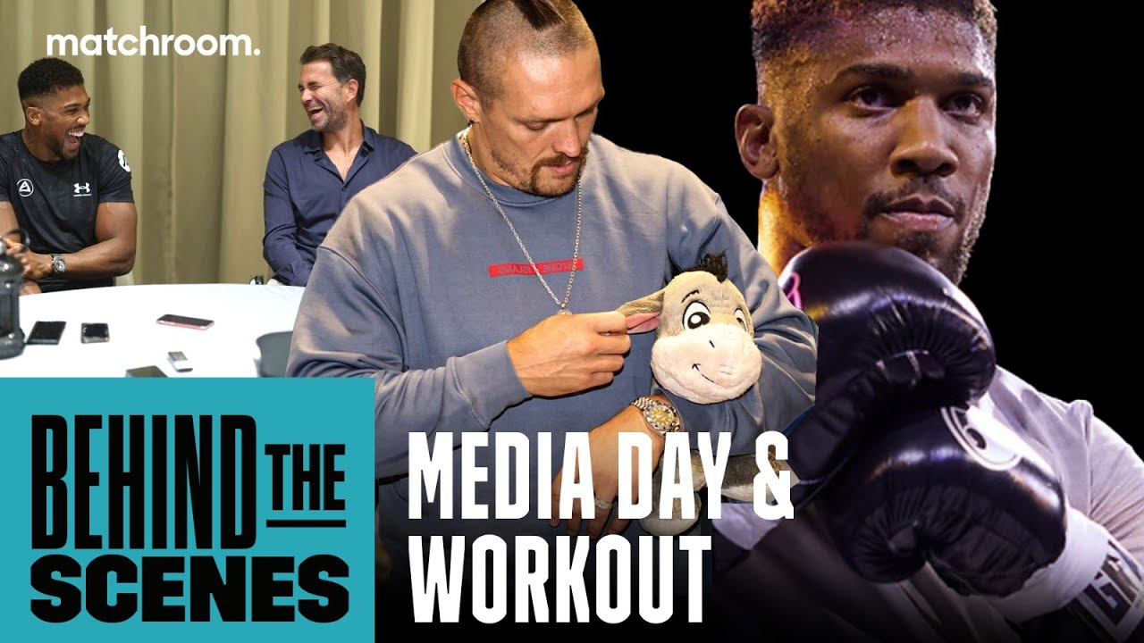Fight Week, Ep1: Usyk vs Joshua 2 - Media & Workout (Behind The Scenes) background
